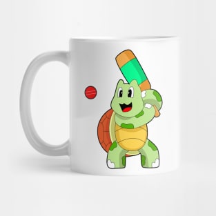 Turtle Cricket Cricket bat Mug